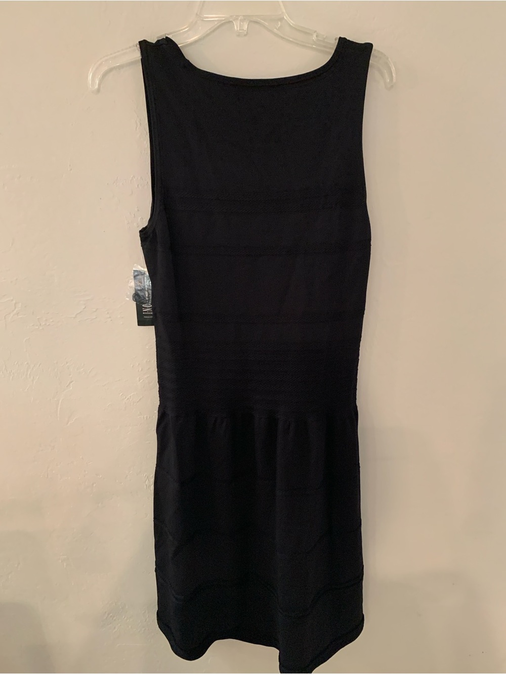 INC International Concepts Sexy Black Lightweight Sleeveless Midi Dress NWT XL